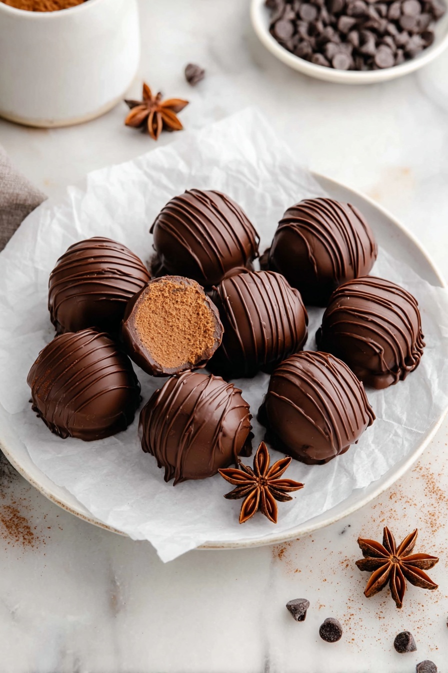 gingerbread protein truffles - Serving Suggestion